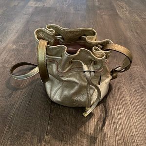 Gold Coach Crossbody Purse